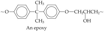Structure of an epoxy resin