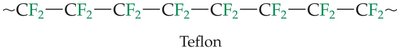 Structure of Teflon (PTFE)