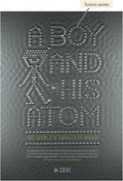 IBM STM image: A Boy and His Atom