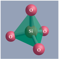 Silicate tetrahedron structure