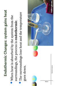 Endothermic change experiment