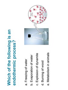 Spontaneous and nonspontaneous process diagram