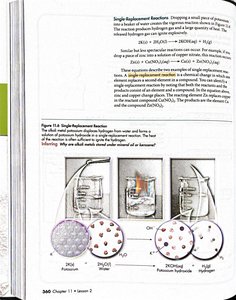 Single-replacement reaction: potassium and water