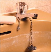 Soap scum forming in a sink due to hard water ions