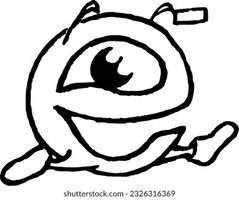 Cartoon electron