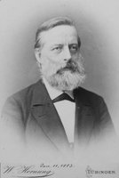Historical photograph of a chemist (Mendeleev or Meyer)