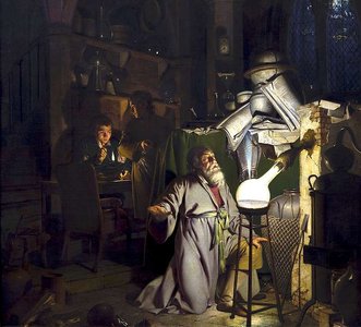 Painting: The Alchymist, In Search of the Philosopher’s Stone