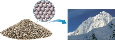 Atoms in rocks and mountains