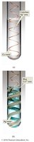 Copper wire in silver nitrate solution after reaction