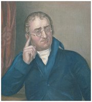 Portrait of John Dalton (blurred face)