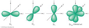 Shapes of p orbitals