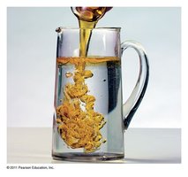 Oil and water as a heterogeneous mixture