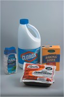 Household products containing polyatomic ions