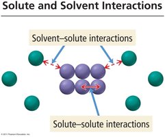 Solute and Solvent Interactions