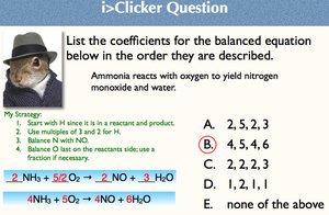 Balancing Ammonia Reaction