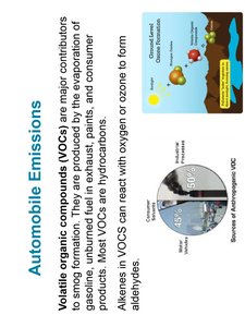 VOC sources and ozone formation