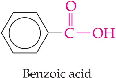 Benzoic acid structure
