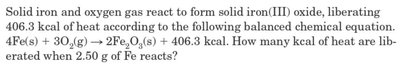 Heat of reaction practice problem