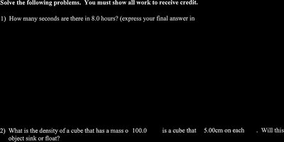 Time conversion problem