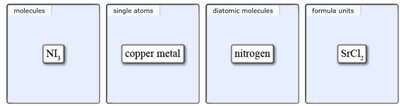 Matching substances to their basic units