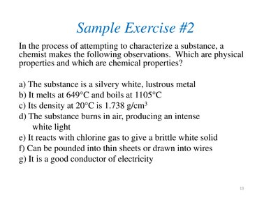 Physical and chemical changes explanation
