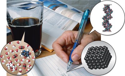 Everyday objects and their molecular structure