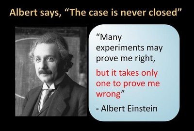 Quote about scientific method and falsifiability