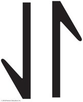 Electron spin arrows