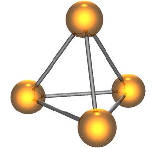 P4 tetrahedral structure
