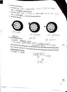 Dartboard analogy for accuracy and precision