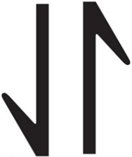 Electron spin arrows