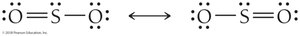 SO2 resonance with double-headed arrow