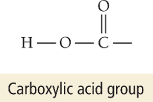 Carboxylic acid group structure