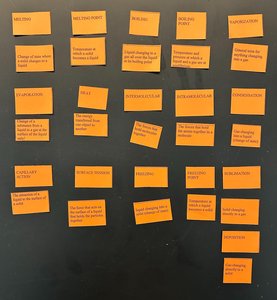 States of matter and phase change definitions and examples