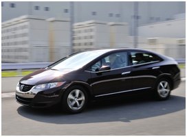 Hydrogen-powered fuel-cell car