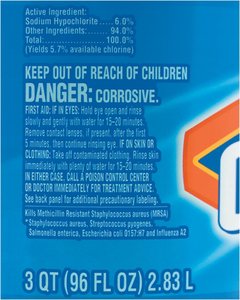 Bleach and baking soda