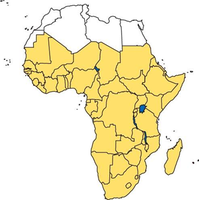 Map of Sub-Saharan Africa