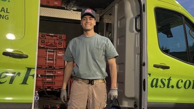 Young worker in a trade profession