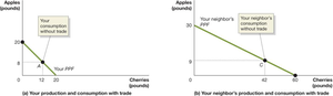 Production and Consumption Without Trade
