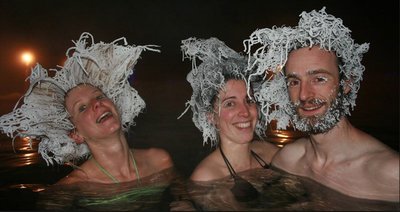 People with frozen hair, illustrating that the natural rate is not a physical law