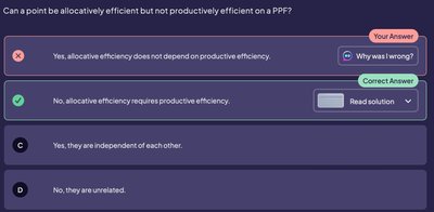 PPF efficiency question screenshot