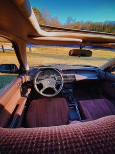 Old car interior, representing comparison for quality change bias