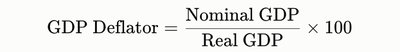 GDP Deflator formula