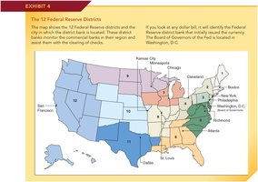 Map of the 12 Federal Reserve Districts