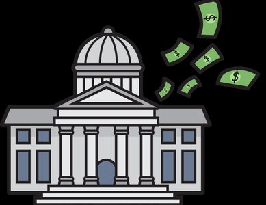 Government spending illustration