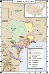 Texas Revolution Map