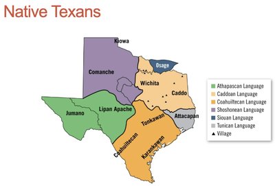 Native Texans Map