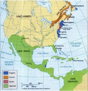 Colonial Claims in North America