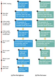 Monetary policy transmission timeline