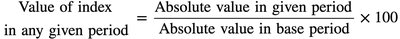 Index number formula